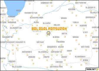 map of Balad al Manşūrah