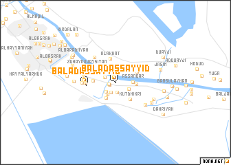 map of Balad as Sayyid