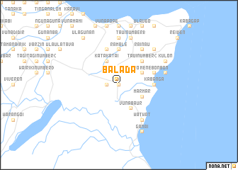 map of Balada