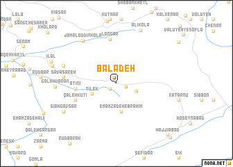 map of Bālā Deh