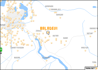 map of Bālādevi