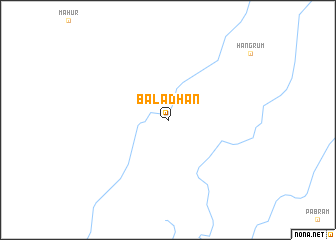 map of Bālādhan