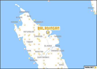 map of Baladingan