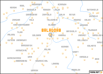 map of Bālā Do Āb