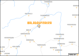 map of Baladou Frakra