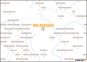 map of Baladougou