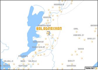 map of Balad Raxman