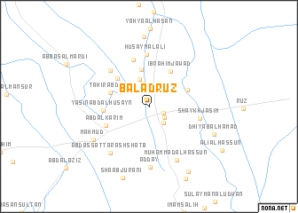 map of Balad Rūz