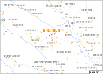 map of Baladūn