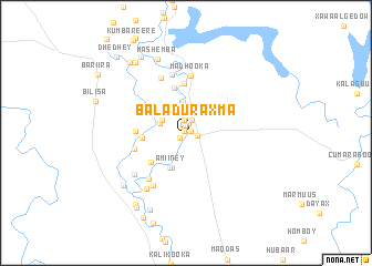 map of Baladu Raxma