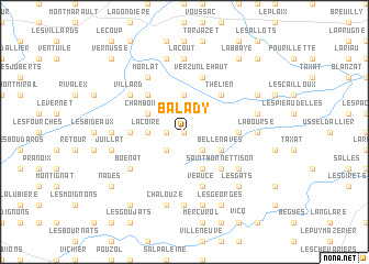 map of Balady