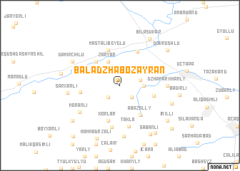 map of Baladzha Bozayran