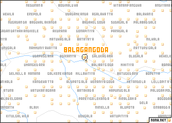 map of Balagangoda