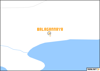 map of Balagannaya