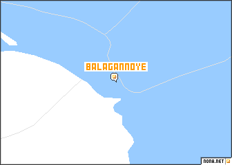 map of Balagannoye