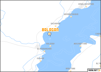 map of Balagan