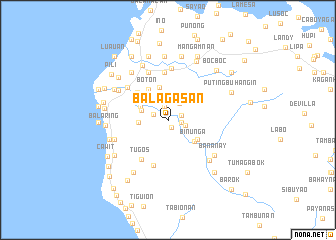 map of Balagasan