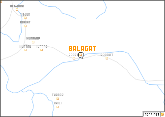 map of Balagat