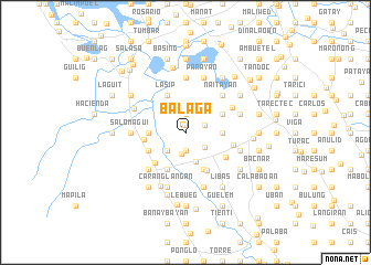 map of Balaga