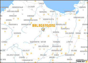 map of Balagendong