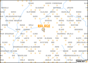 map of Balage