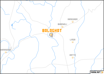 map of Bālāghāt