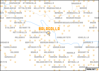 map of Balagolla