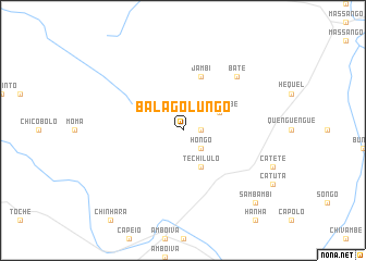 map of Bala Golungo