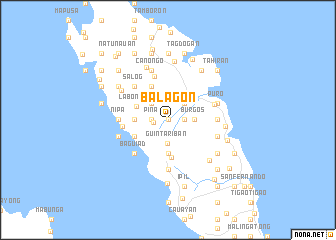 map of Balagon