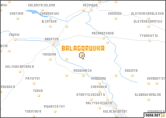map of Balagoruvka