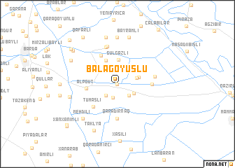 map of Bala Göyüşlü