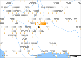 map of Balago