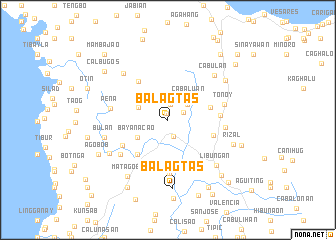 map of Balagtas