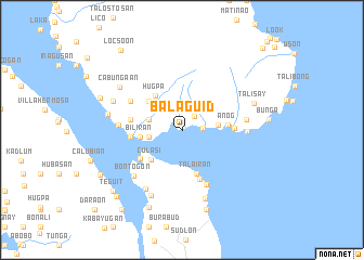 map of Balaguid