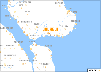 map of Balagui