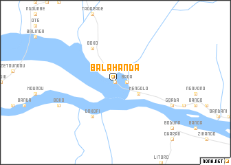 map of Balahanda