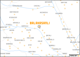 map of Bala Hǝsǝnli