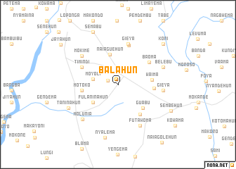 map of Balahun