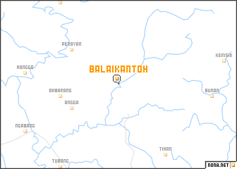 map of Balaikantoh