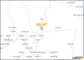 map of Balait