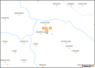 map of Balai