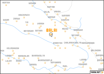 map of Balaʼī