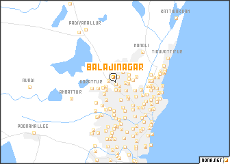 map of Balaji Nagar