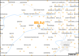 map of Bālājī