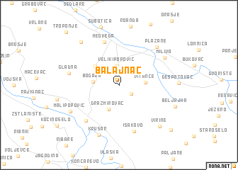 map of Balajnac