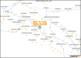 map of Bālā Jūb