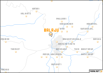 map of Bālāju