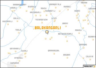 map of Bala Kǝngǝrli