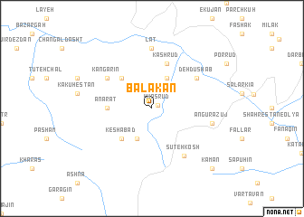 map of Balakān