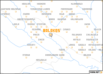 map of Balakas